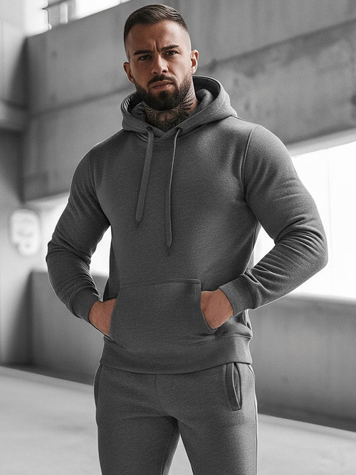 Herren Sportanzug Anthrazit OZONEE JS/68C10381/5Z