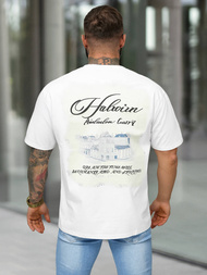 Herren T-shirt Weiß OZONEE O/YN2/632