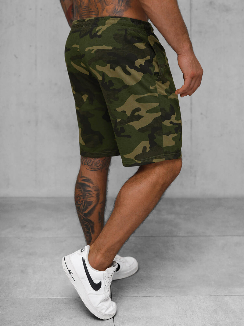 Herren Sportshorts Grün OZONEE JS/8K283/29