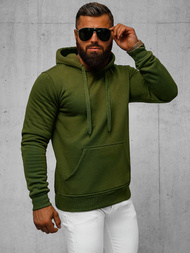 Herren Kapuzenpullover Khaki OZONEE JS/2009Z