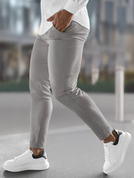 Herren Chino Hose Grau OZONEE O/P4049Z