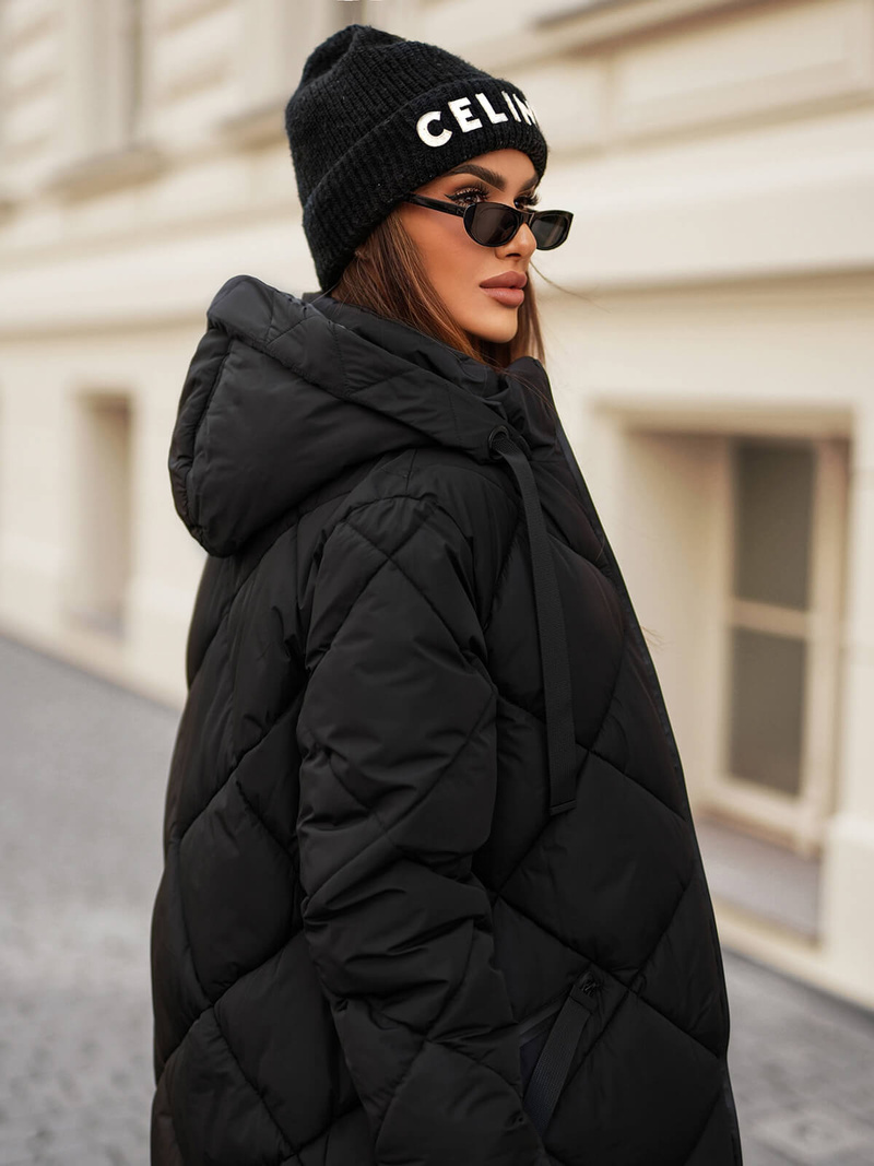 Damen Jacke Schwarz OZONEE JS/5M3168/392Z