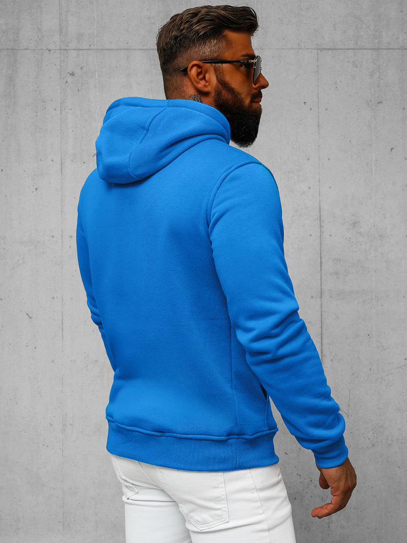 Herren Kapuzenpullover Blau OZONEE JS/2009Z