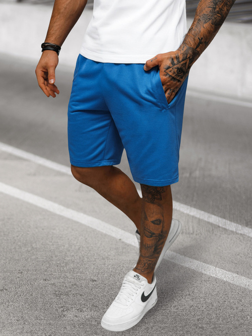 Herren Sportshorts Blau OZONEE JS/8K100/16Z