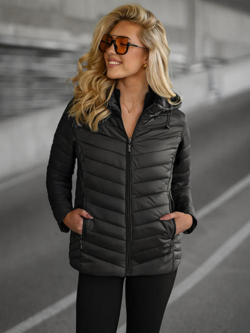 Damen Jacke Schwarz OZONEE JS/16M9230/392