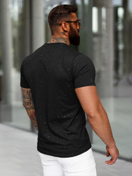 Herren T-shirt Schwarz OZONEE O/QQ1390