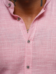 Herren Hemd Rosa OZONEE O/V81