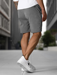 Herren Chino Shorts Dunkelgrau OZONEE DJ/4400