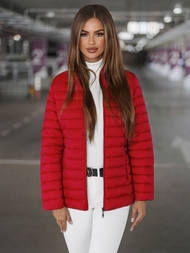 Damen Jacke Rot OZONEE JS/16M9111/270Z