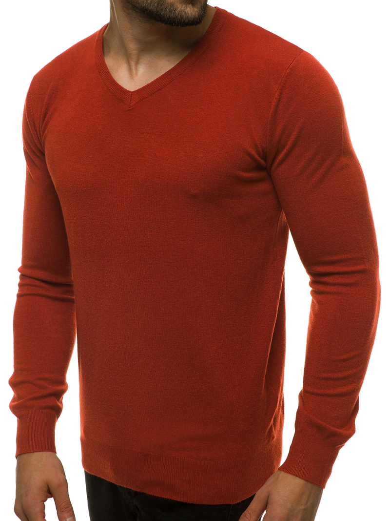 Herren Pullover Dunkelcamel OZONEE TMK/YY03/10