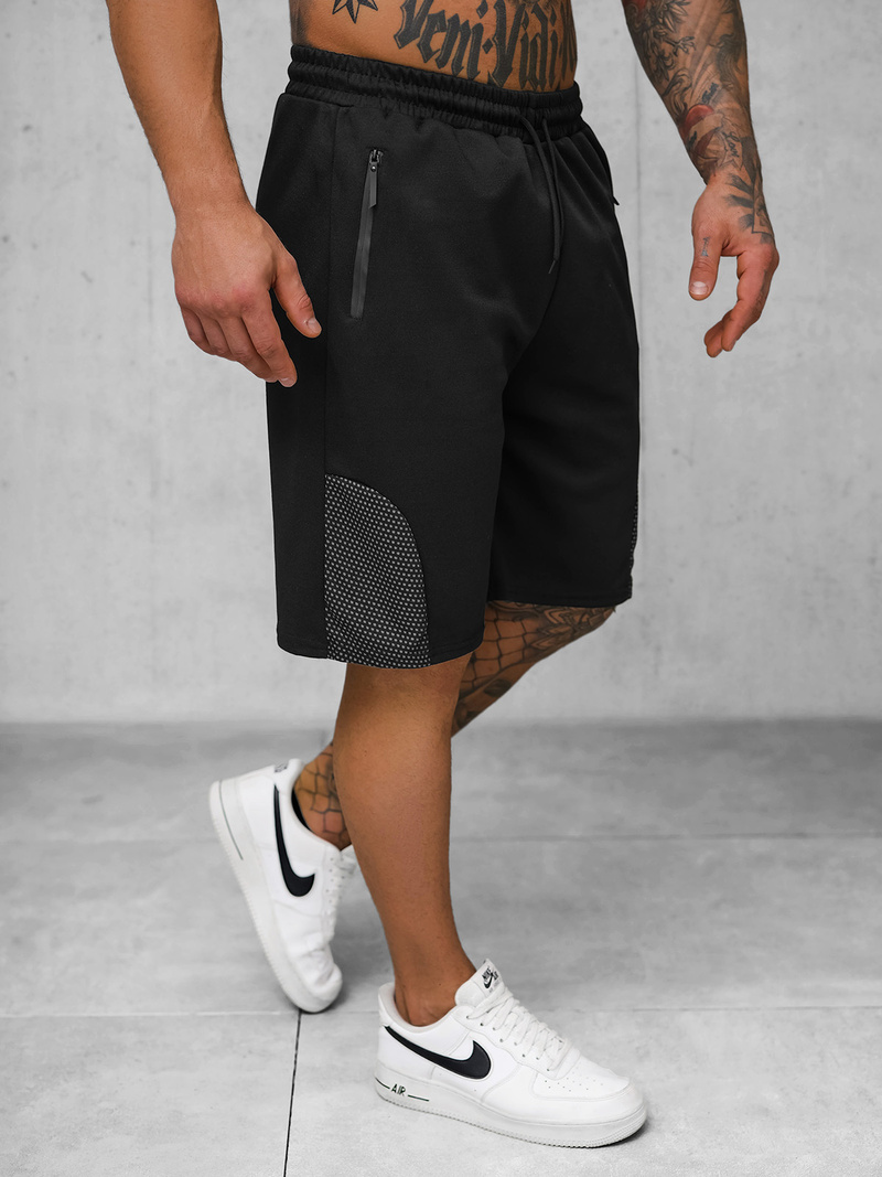 Herren Sportshorts Schwarz OZONEE JS/15K1827/3