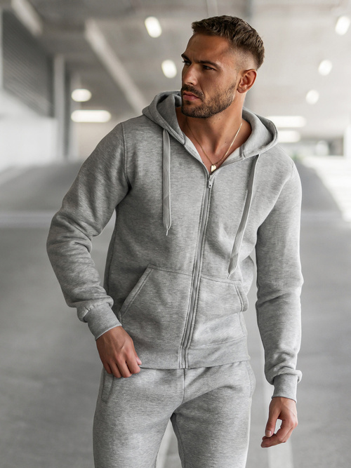 Herren Sportanzug Grau OZONEE JS/68C10386/2Z