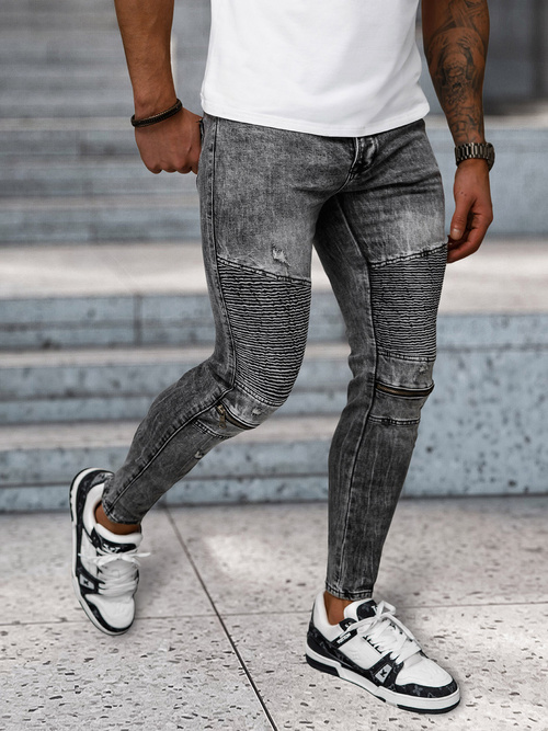 Herren Jeanshose Schwarz OZONEE NB/MP0069N