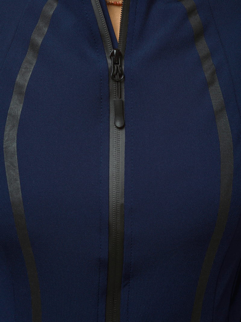 Damen Sweatjacke Dunkelblau OZONEE JS/HH020/4