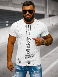 Herren T-shirt Weiß OZONEE O/8T1259/1
