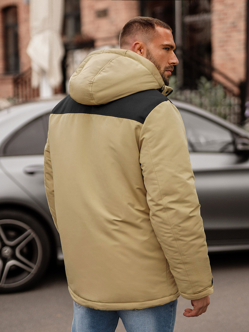 Herren Winterjacke Beige OZONEE JS/22M322/62Z