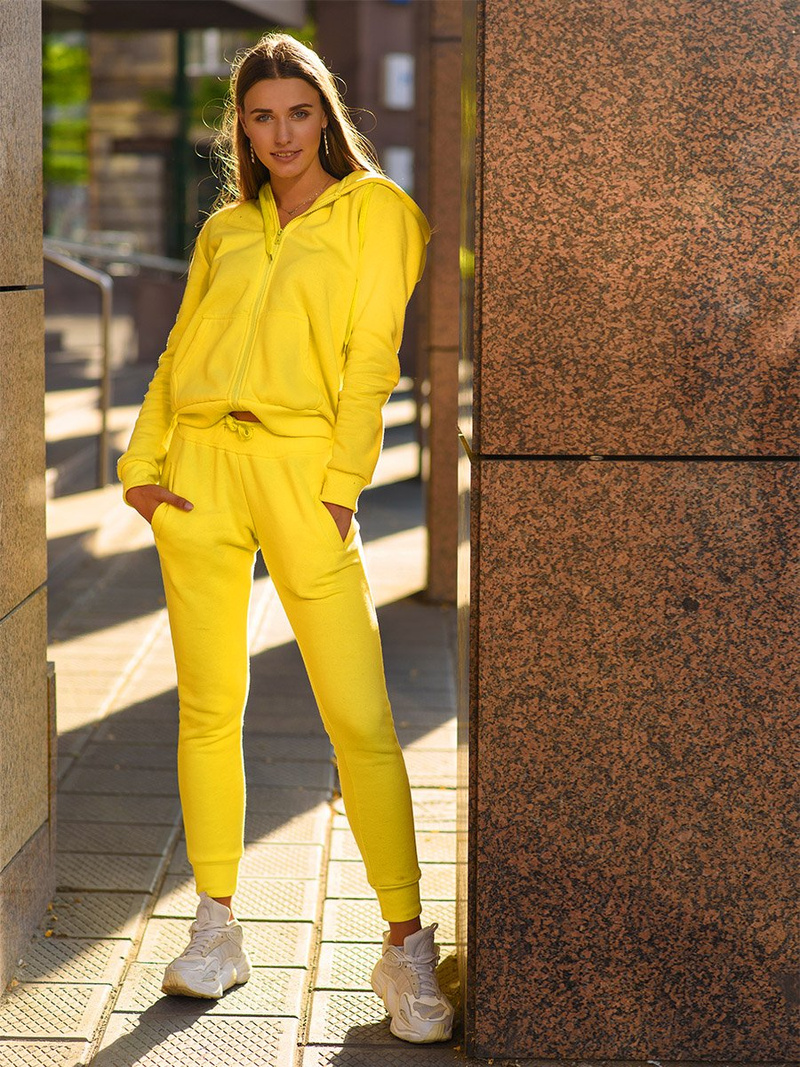 Damen Sporthose Gelb OZONEE JS/CK01