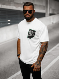 Herren T-shirt Weiß OZONEE O/3C333