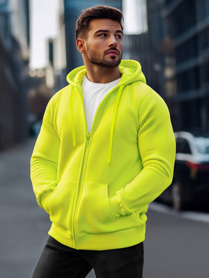 Herren Kapuzenpullover Gelb-Neon OZONEE JS/2008Z