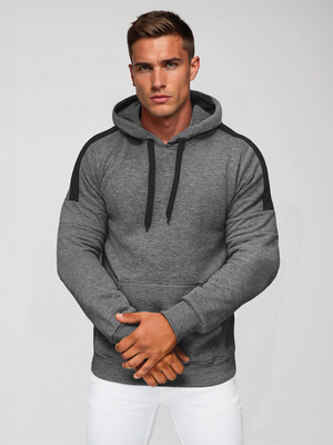 Herren Kapuzenpullover Anthrazit OZONEE JS/8B1318/5Z