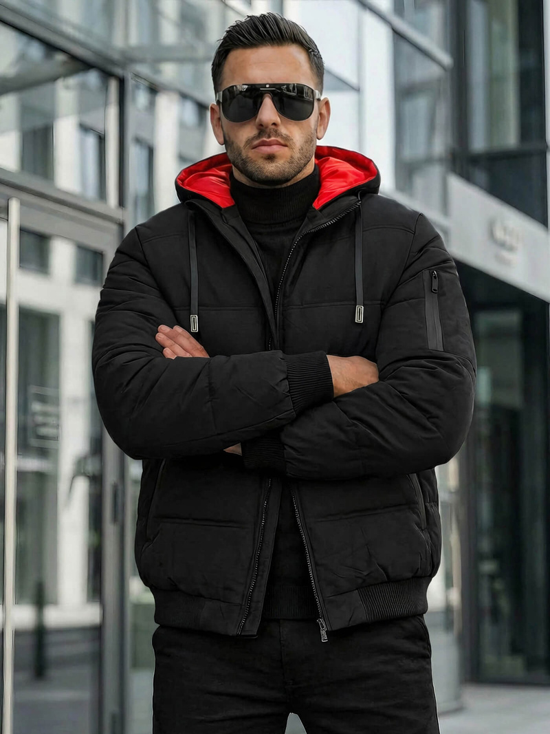 Herren Jacke Schwarz OZONEE JS/31M5003Z