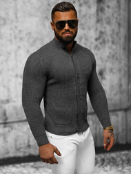 Herren Pullover Anthrazit OZONEE NB/MM6020/3
