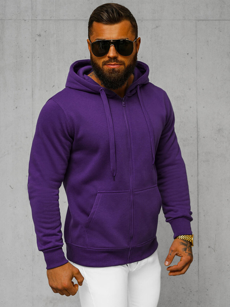 Herren Kapuzenpullover Violett OZONEE JS/2008Z