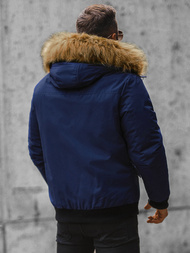 Herren Winterjacke Dunkelblau OZONEE JS/M2019/215