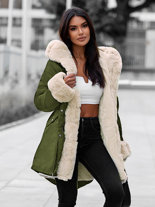 Damen Jacke Grün OZONEE JS/M763/136Z