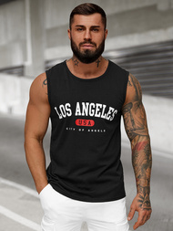 Herren Tank Top Schwarz OZONEE JS/8B1715/3Z