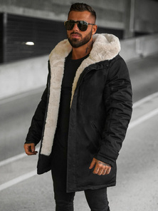 Herren Winterjacke Schwarz OZONEE JS/22M316/392Z