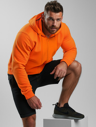 Herren Kapuzenpullover Orange OZONEE JS/2008