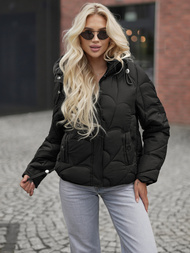 Damen Winterjacke Schwarz OZONEE JS/5M3336/392Z