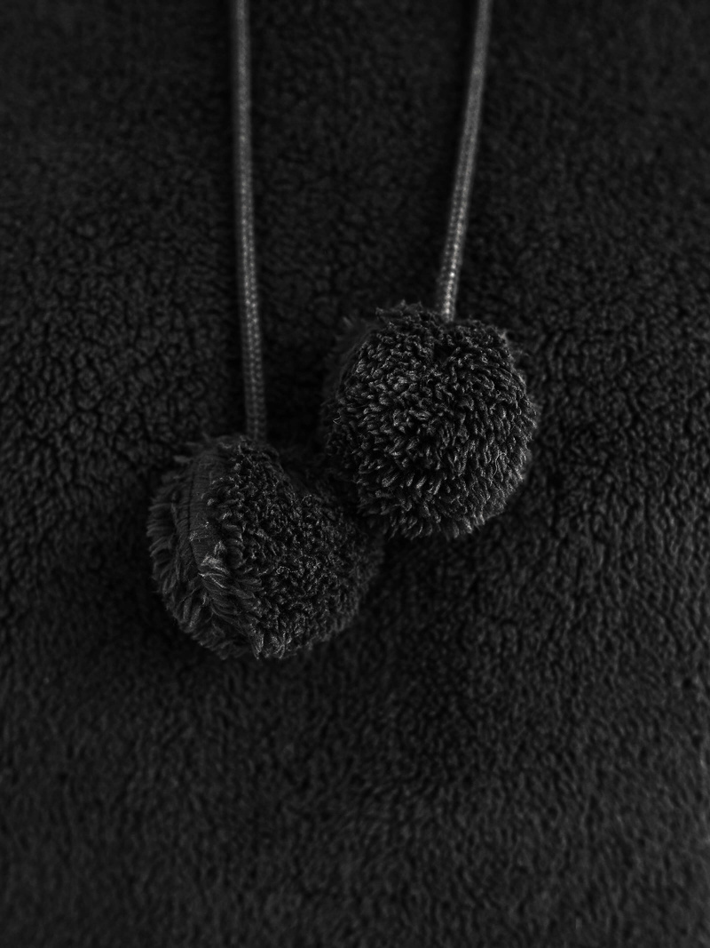 Damen Kapuzenpullover Schwarz OZONEE JS/HH192/3