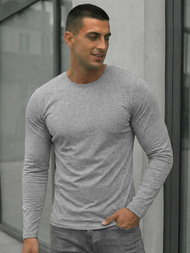 Herren Longsleeve Grau OZONEE JS/DB71/3