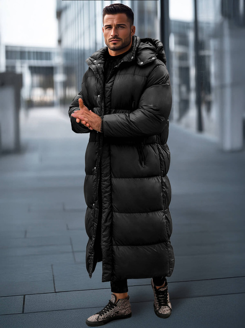 Herren Winterjacke Schwarz OZONEE O/M3202Z