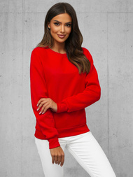 Damen Sweatshirt Rot OZONEE JS/W01Z