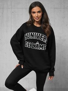 Sweatshirt Schwarz OZONEE O/SWE23055