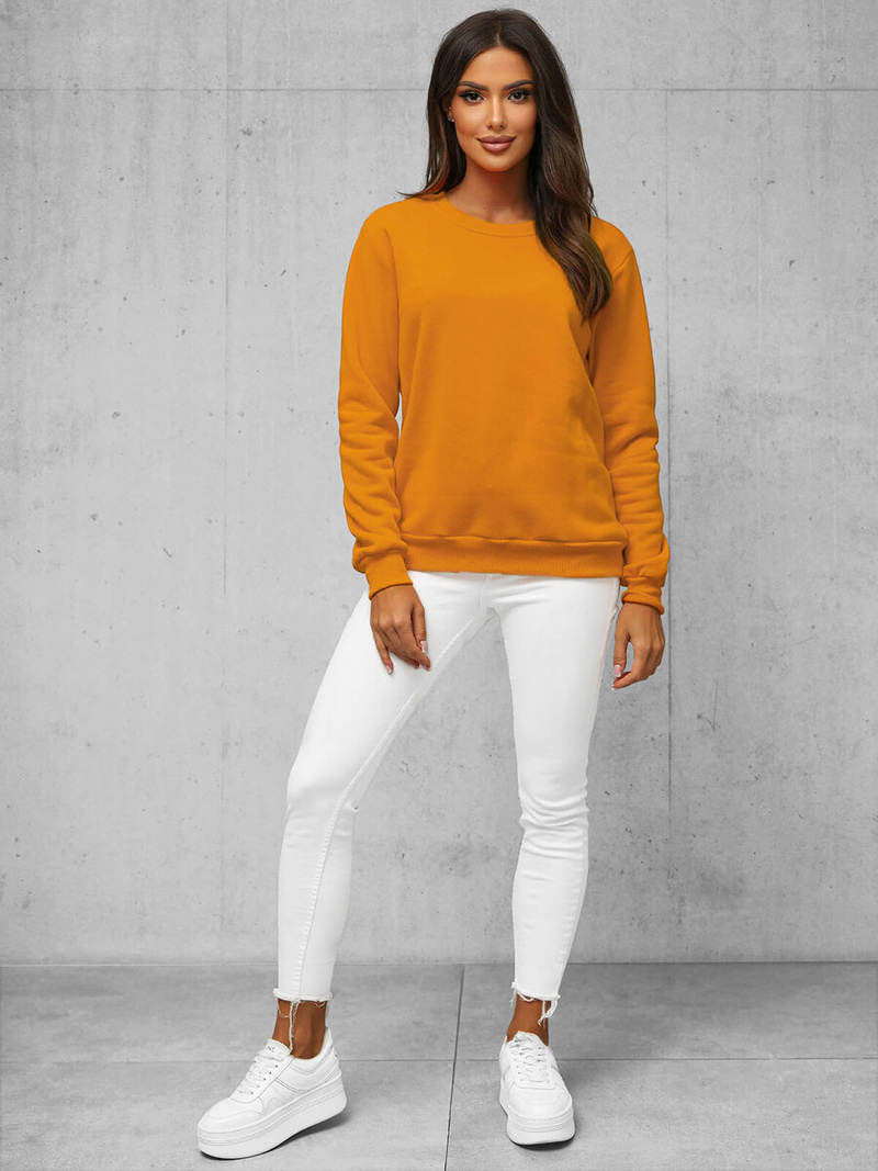 Damen Sweatshirt Camel OZONEE JS/W01Z