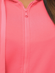 Damen Kapuzenpullover Rosa OZONEE JS/W03Z