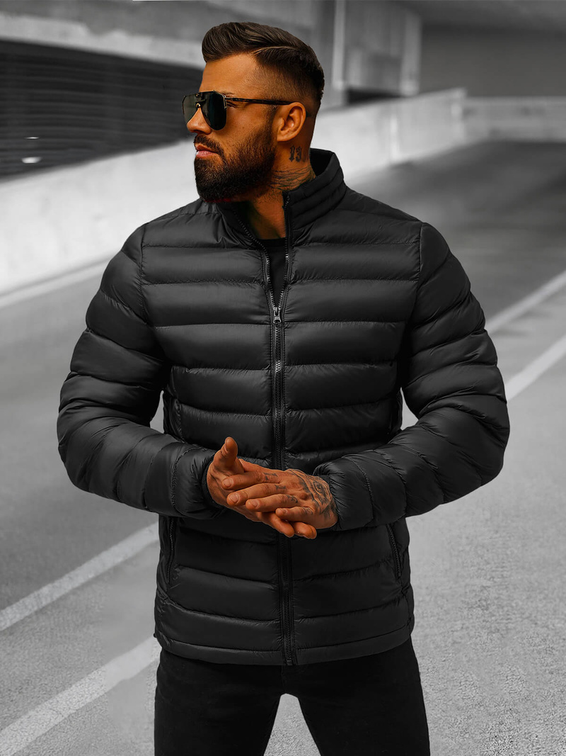 Herren Jacke Schwarz OZONEE JB/JP1111Z