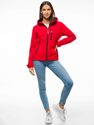 Damenjacke Softshell Rot OZONEE JS/KSW6004