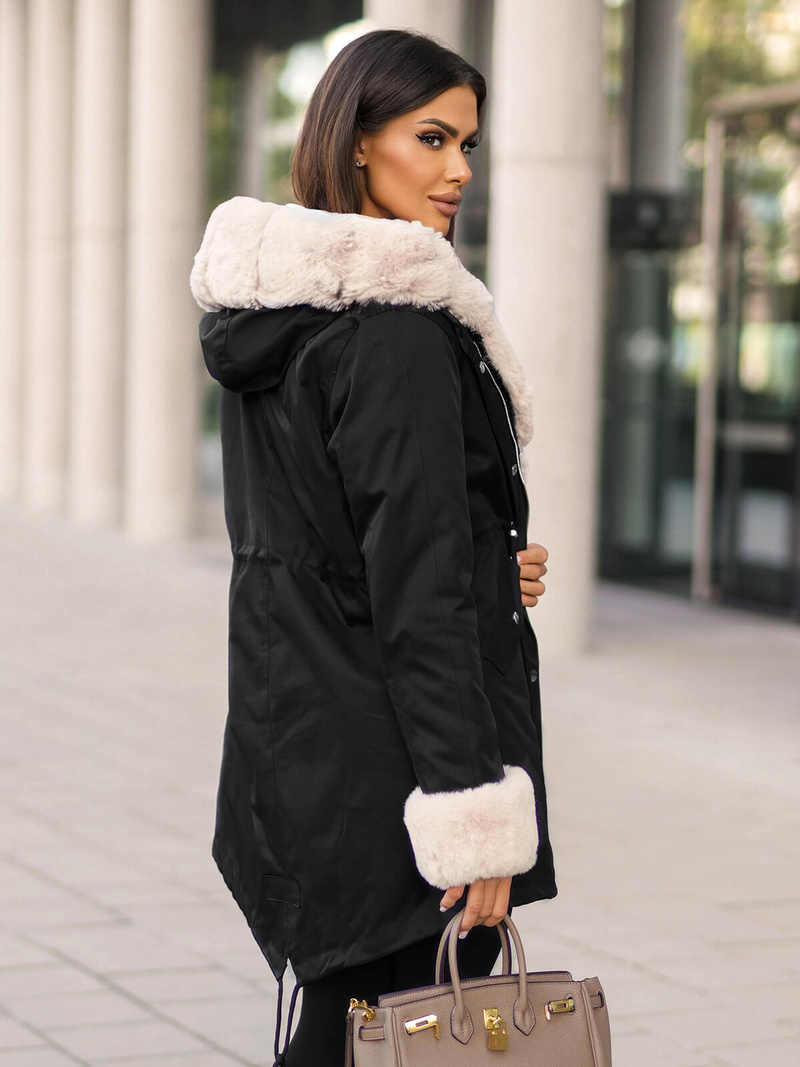 Damen Jacke Schwarz OZONEE JS/M763/392Z