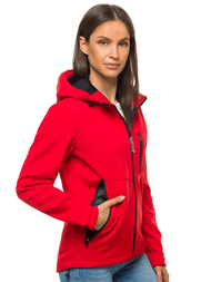 Damenjacke Softshell Rot OZONEE JS/KSW6004