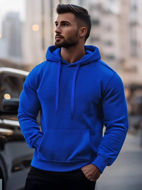Herren Kapuzenpullover Kobalt OZONEE JS/2009Z