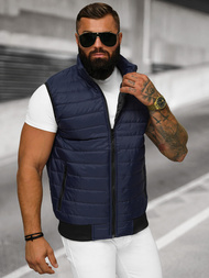 Herren Weste Dunkelblau OZONEE JS/MY77Z