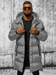 Herren Winterjacke Grau OZONEE O/M799