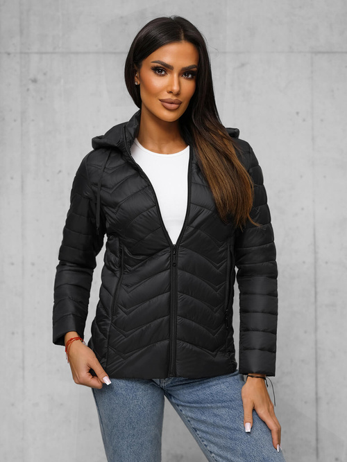 Damen Jacke Schwarz OZONEE JS/16M9238/392