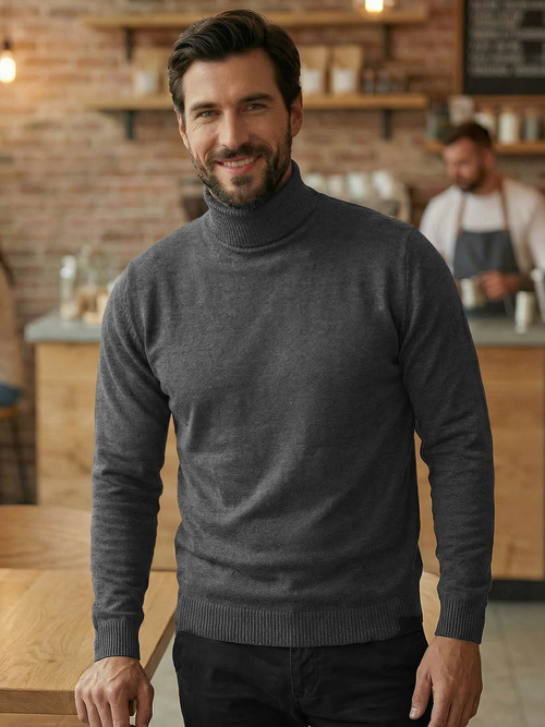 Herren Pullover Anthrazit OZONEE JS/59B3603/5