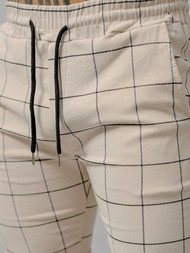 Herren Chino Shorts Beige OZONEE O/P4138